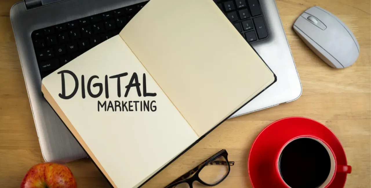 Digital marketing team working on strategy at Marketwebo