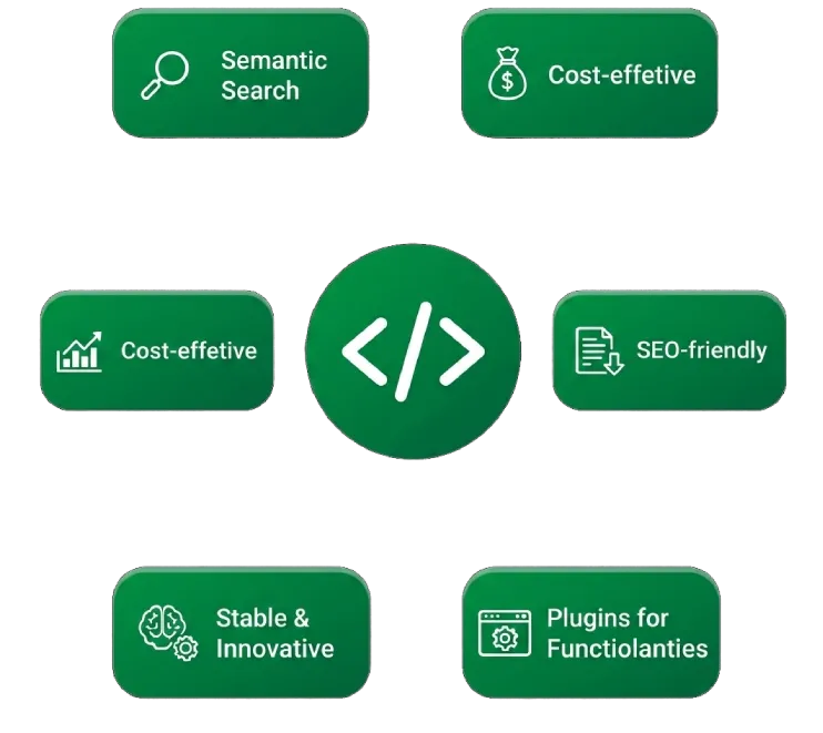Custom website development process illustration by Marketwebo